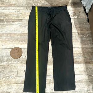 Nike golf, pants, black, dark gray. Used but in good condition.